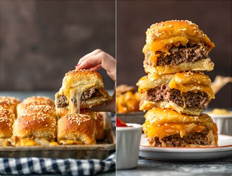 How much fat is in cheeseburger slider - calories, carbs, nutrition