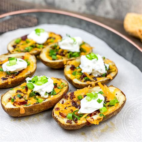 How much fat is in cheesy potato skins - calories, carbs, nutrition