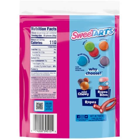How much fat is in chewy candy - calories, carbs, nutrition