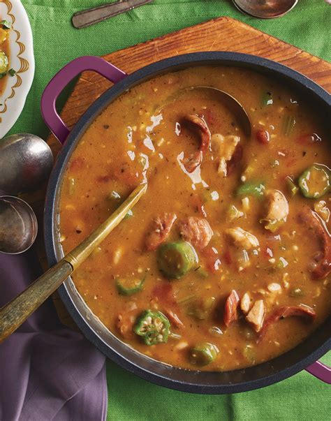 How much fat is in chicken and andouille gumbo - calories, carbs, nutrition