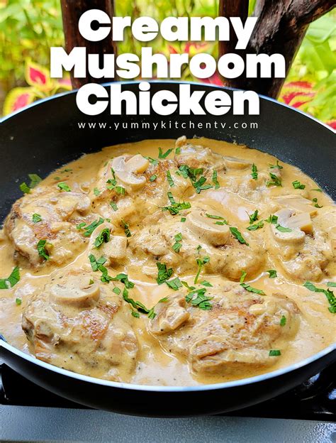 How much fat is in chicken and mushroom sauce filling - calories, carbs, nutrition