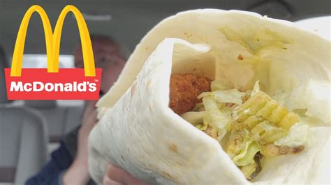 How much fat is in chicken and ranch mcwrap (crispy) - calories, carbs, nutrition