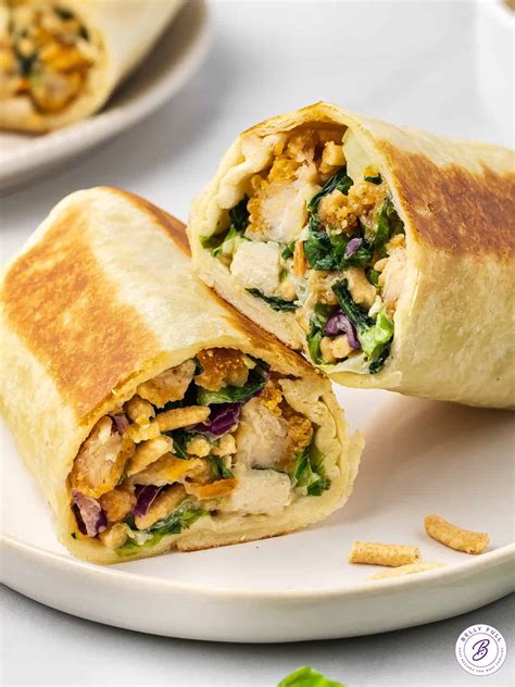 How much fat is in chicken asian wrap - calories, carbs, nutrition