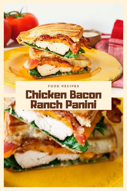 How much fat is in chicken bacon ranch panini - calories, carbs, nutrition