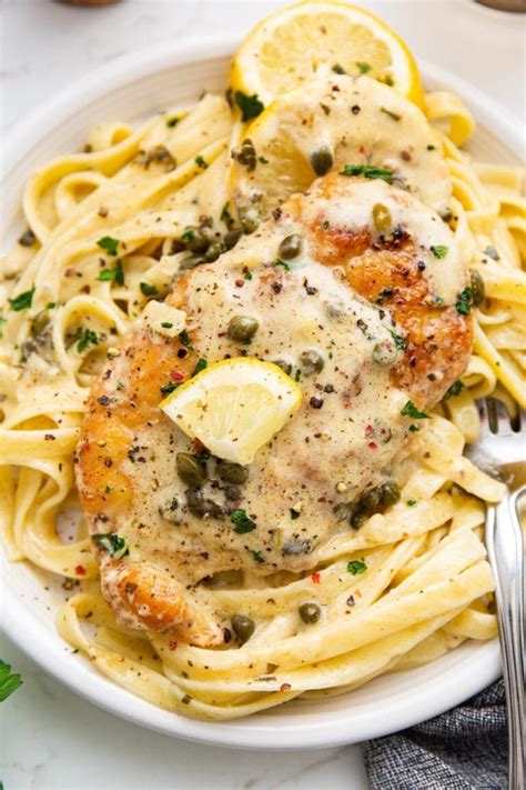 How much fat is in chicken breast piccata - fod - calories, carbs, nutrition