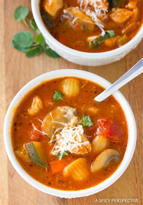 How much fat is in chicken cacciatore soup - calories, carbs, nutrition
