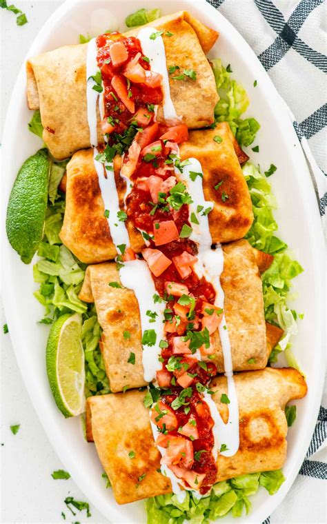 How much fat is in chicken chimichanga - plate - calories, carbs, nutrition