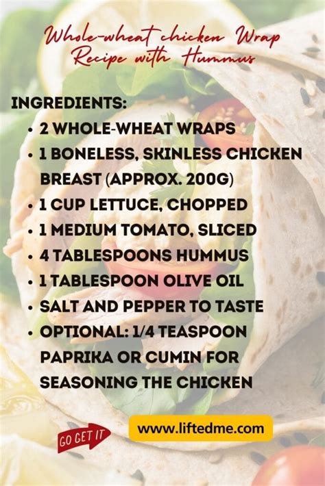 How much fat is in chicken club whole wheat wrap - calories, carbs, nutrition