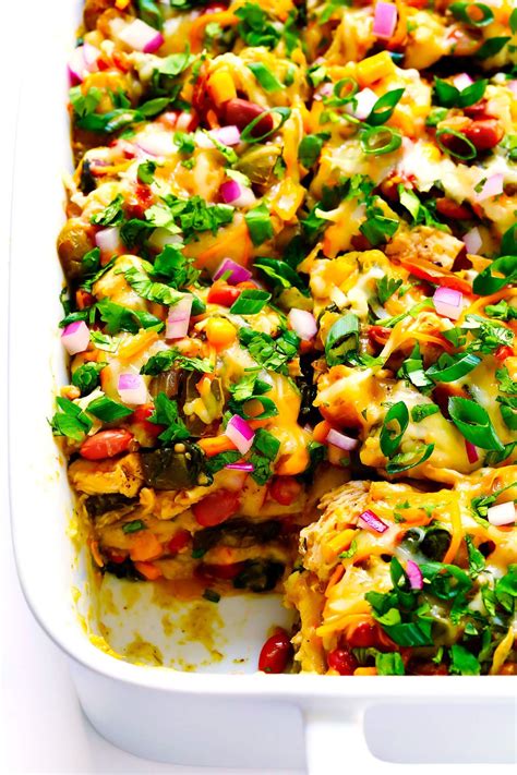 How much fat is in chicken enchilada casserole with spanish rice and sauta?a©ed vegetables - calories, carbs, nutrition