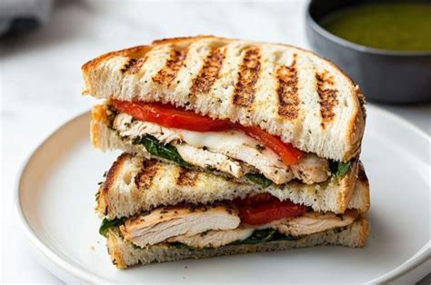 How much fat is in chicken margharita panini wrap - calories, carbs, nutrition