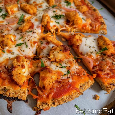 How much fat is in chicken pizza - calories, carbs, nutrition