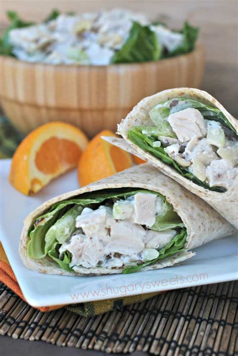 How much fat is in chicken salad whole wheat wrap - calories, carbs, nutrition