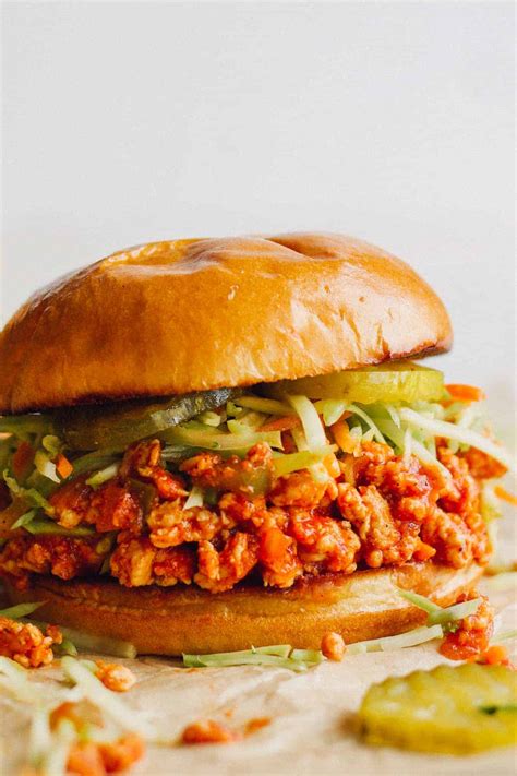 How much fat is in chicken sloppy joe - calories, carbs, nutrition