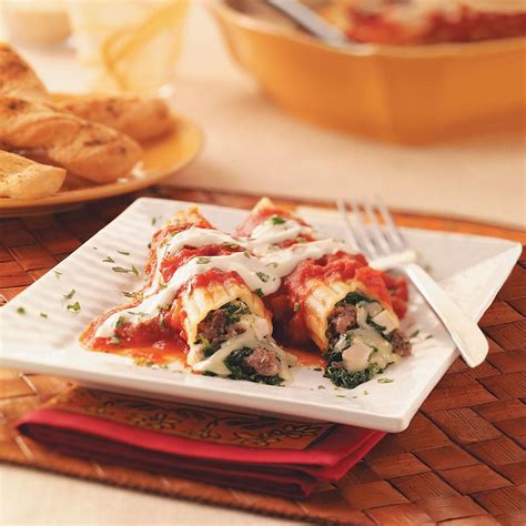 How much fat is in chicken spinach manicotti - calories, carbs, nutrition