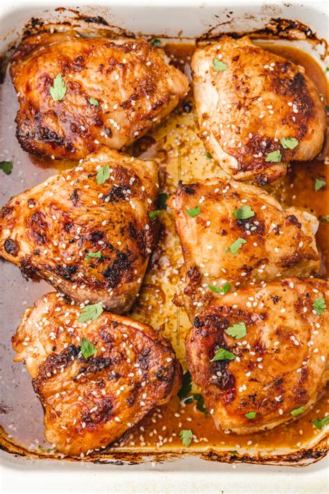 How much fat is in chicken thigh honey ginger - calories, carbs, nutrition