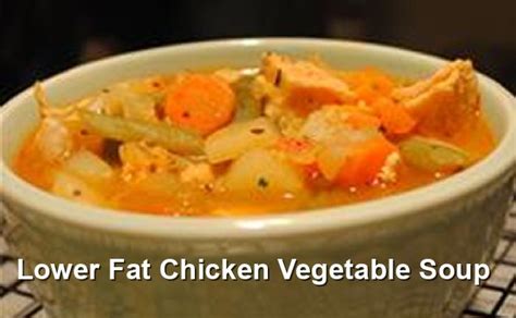 How much fat is in chicken vegetable soup-amerifit - calories, carbs, nutrition