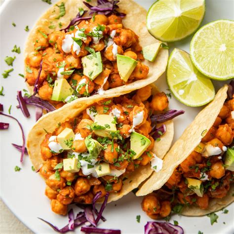 How much fat is in chickpea tagine taco - calories, carbs, nutrition