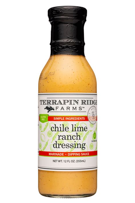 How much fat is in chile-lime ranch dressing - calories, carbs, nutrition