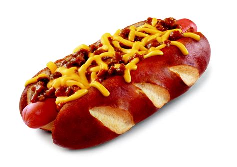 How much fat is in chili cheese pretzel dog - calories, carbs, nutrition