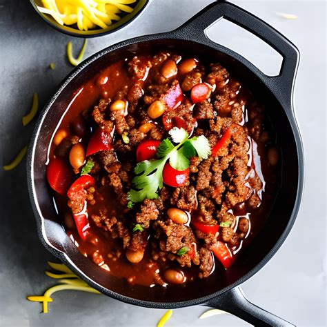 How much fat is in chili con carne - calories, carbs, nutrition