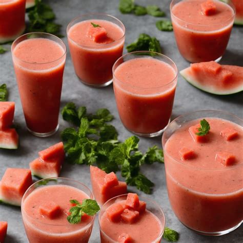 How much fat is in chilled watermelon & tomato gazpacho - calories, carbs, nutrition