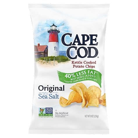 How much fat is in chips, kettle, cape cod original - calories, carbs, nutrition