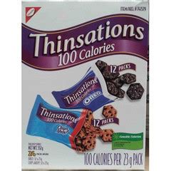 How much fat is in chips ahoy thinsations - calories, carbs, nutrition