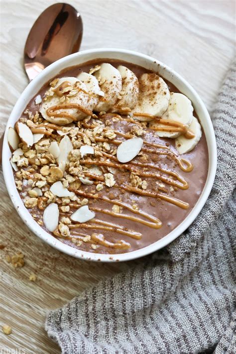 How much fat is in choco-banana bowl - calories, carbs, nutrition