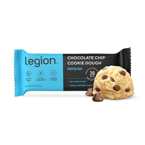 How much fat is in chocolate chip cookie dough protein bar - calories, carbs, nutrition