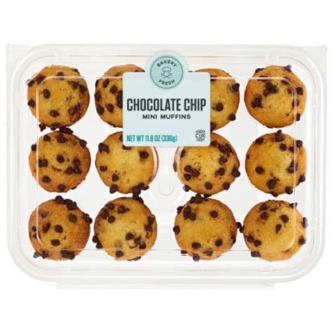 How much fat is in chocolate chip mini-muffins - calories, carbs, nutrition