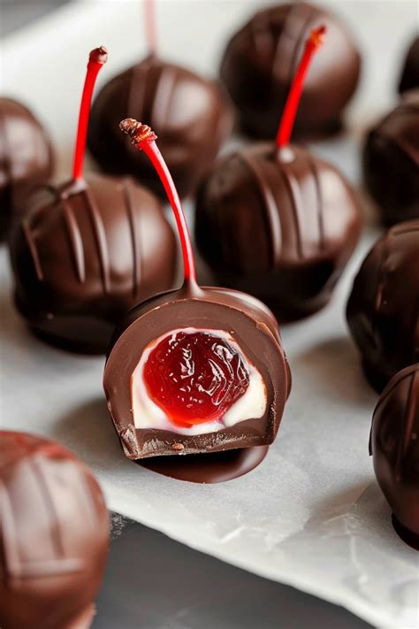 How much fat is in chocolate covered cherries - calories, carbs, nutrition