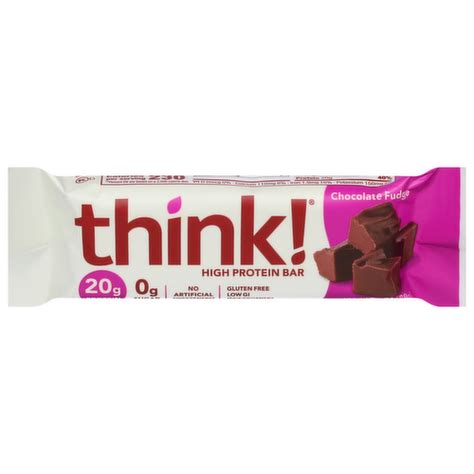 How much fat is in chocolate fudge, high protein bar - calories, carbs, nutrition
