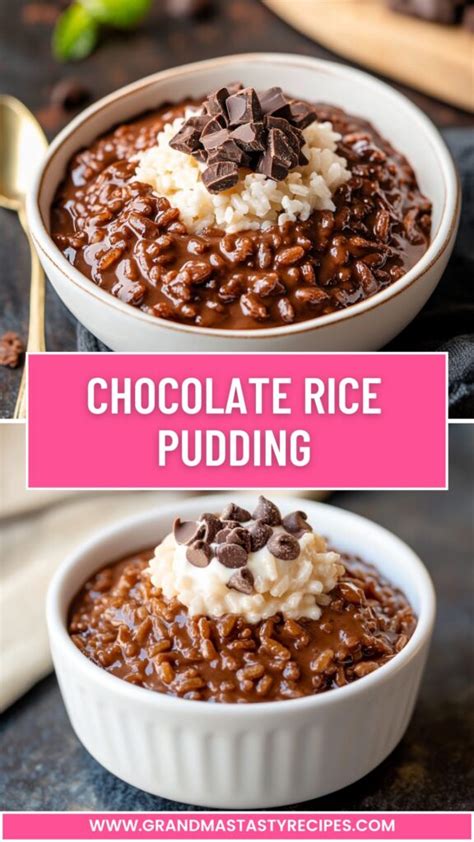 How much fat is in chocolate rice pudding - calories, carbs, nutrition