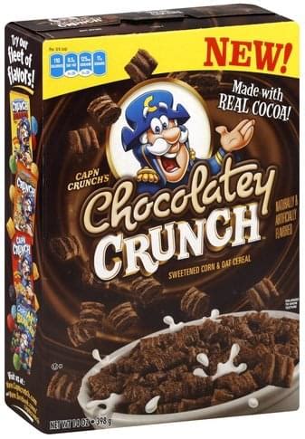 How much fat is in chocolatey crunch - calories, carbs, nutrition