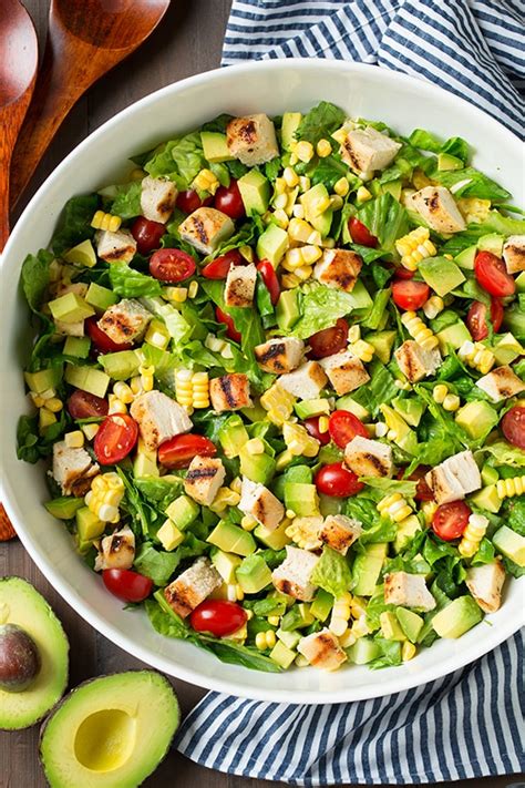 How much fat is in chopped salad with grilled chicken - calories, carbs, nutrition