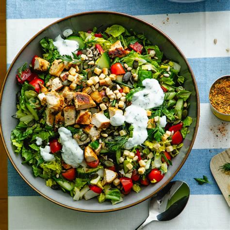 How much fat is in chopped salad with herb chicken sword - calories, carbs, nutrition