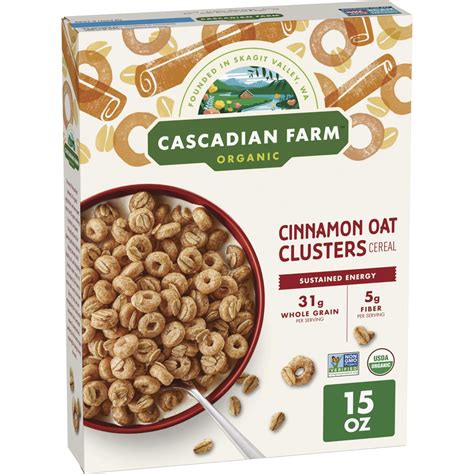 How much fat is in cinnamon oat clusters - calories, carbs, nutrition