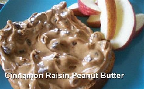 How much fat is in cinnamon raisin peanut butter - calories, carbs, nutrition