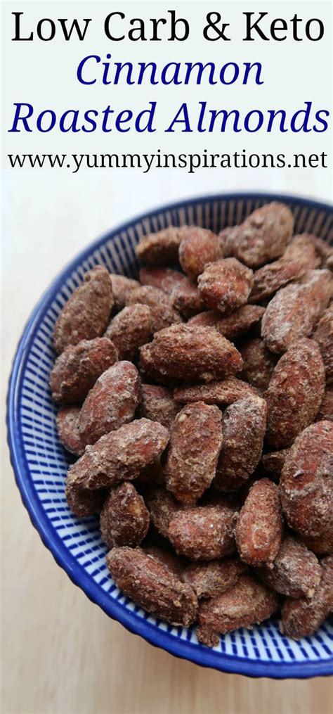 How much fat is in cinnamon roast almonds - calories, carbs, nutrition