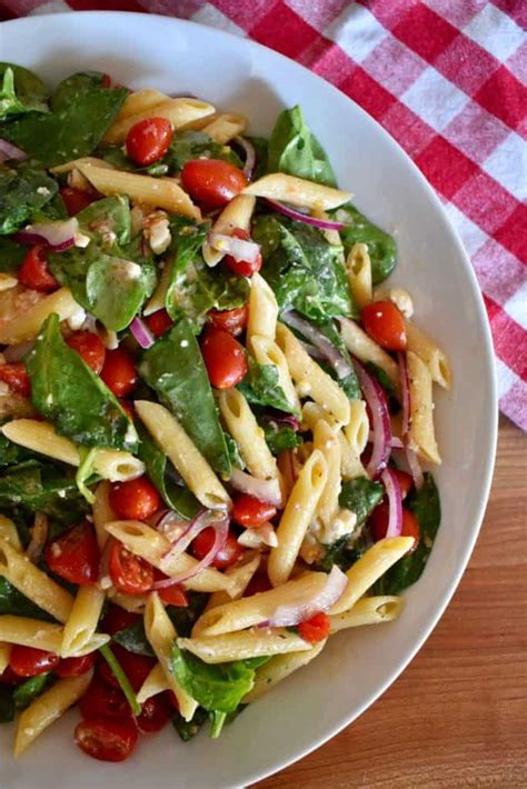 How much fat is in citrus spinach pasta salad (no nuts) - calories, carbs, nutrition