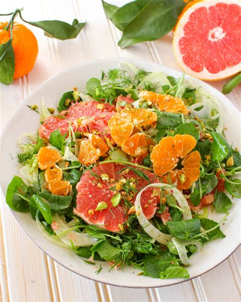 How much fat is in citrus winter salad - calories, carbs, nutrition