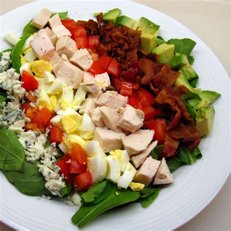 How much fat is in cobb salad - plate - calories, carbs, nutrition