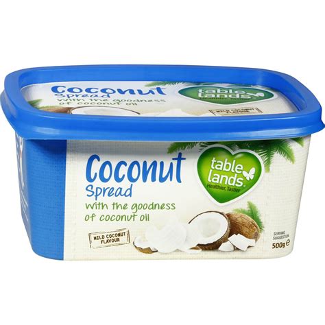 How much fat is in coconut spread - calories, carbs, nutrition