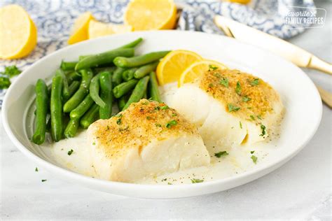 How much fat is in cod and veggies/lemon cream sauce - calories, carbs, nutrition