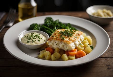 How much fat is in cod mornay - calories, carbs, nutrition