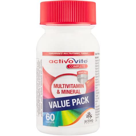 How much fat is in complete multivitamins - calories, carbs, nutrition