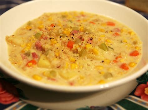 How much fat is in connections corn chowder - calories, carbs, nutrition