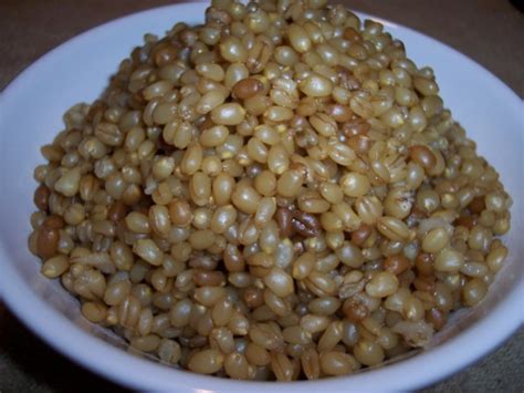 How much fat is in cooked wheat berries - calories, carbs, nutrition