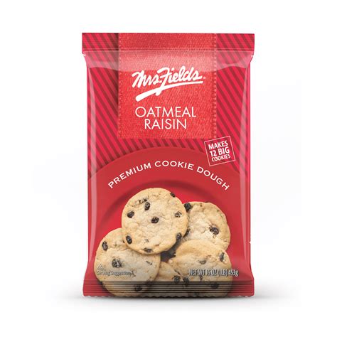 How much fat is in cookie dough oatmeal raisin 1.33 oz 3 ea - calories, carbs, nutrition