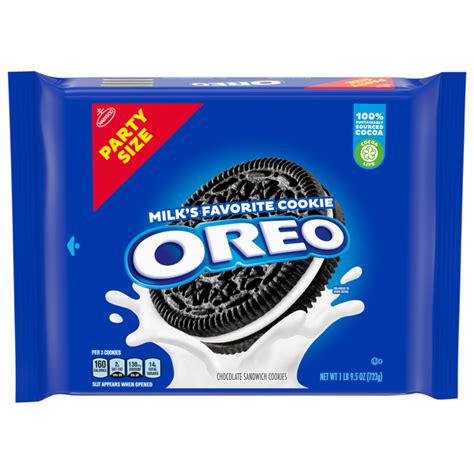 How much fat is in cookie sandwich oreo 6 pack - calories, carbs, nutrition